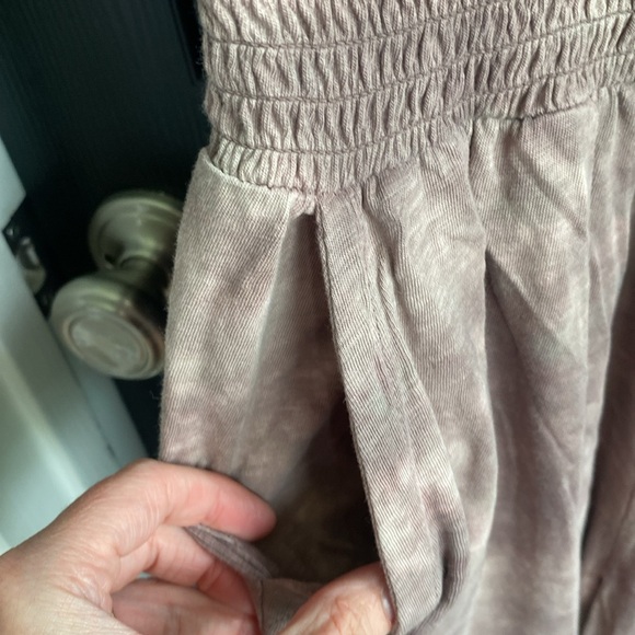 Like New Aerie Brown Tie-Dye Jumpsuit-Size XS - Picture 6 of 8